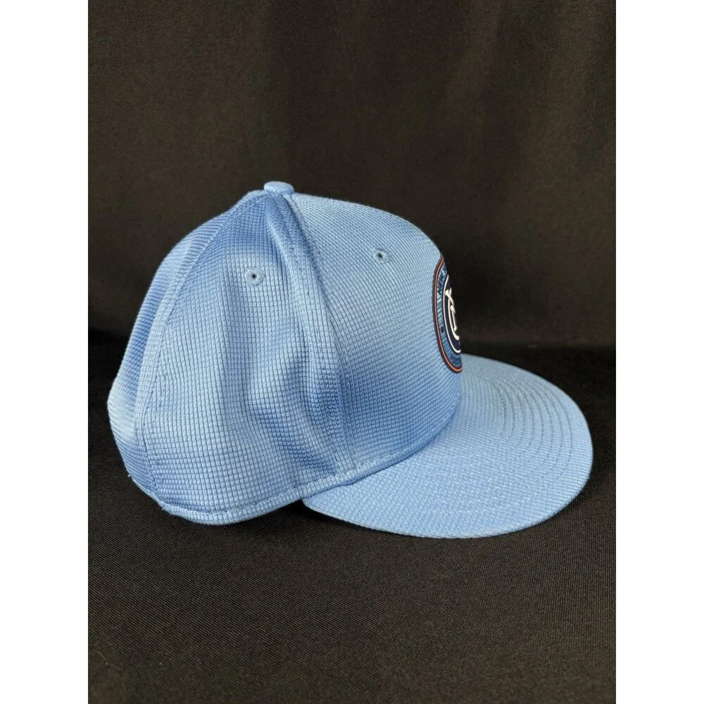 Adidas SnapBack MLS New York City FC Cotton Blue OSFM Cap Hat Soccer Football